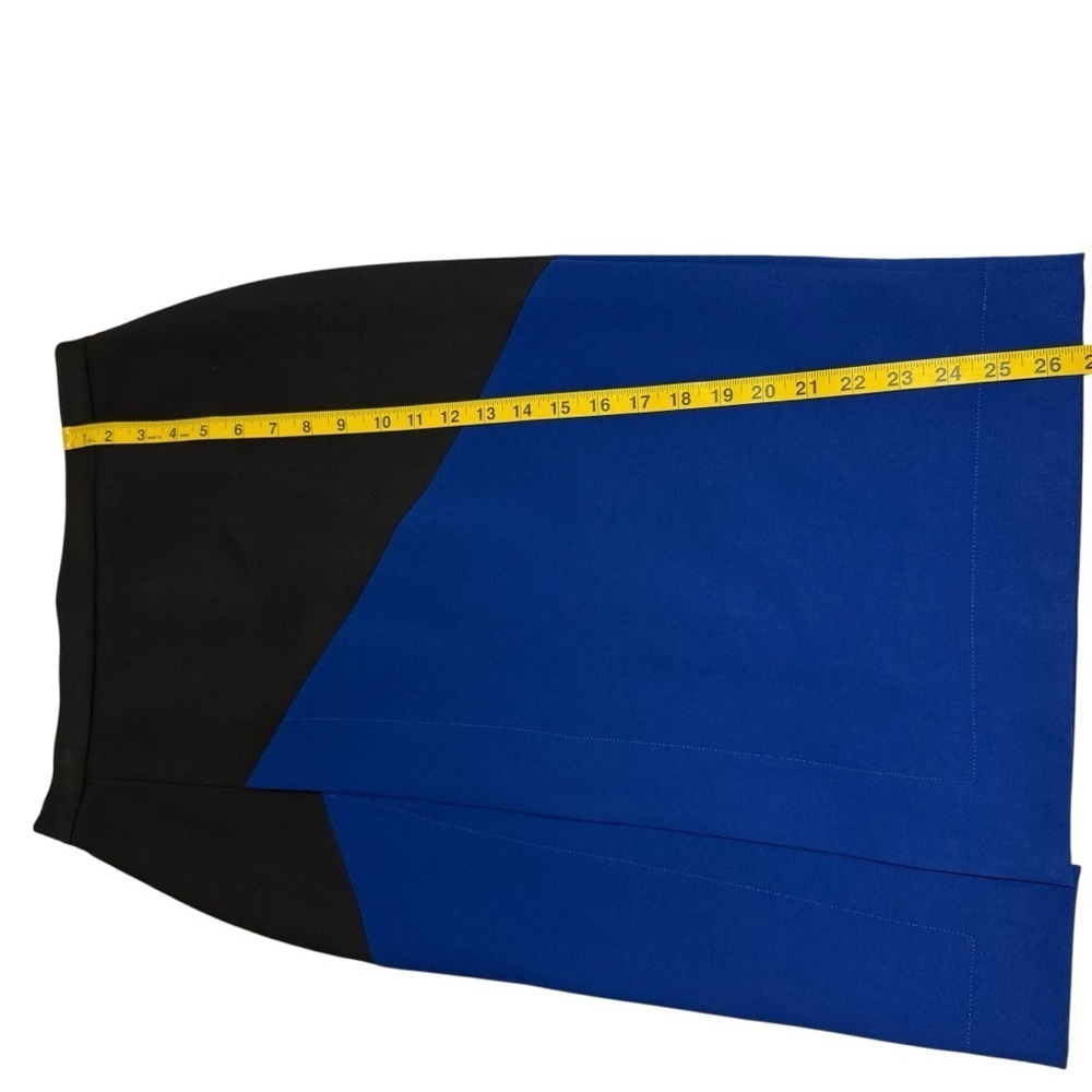BCBGMaxAzria Skirt two tone Black and  Royal Blue - Picture 7 of 15